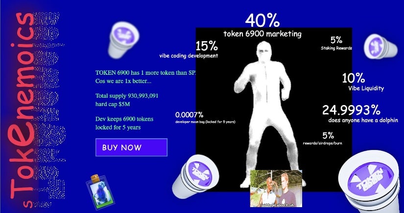 TOKEN6900 tokenomics