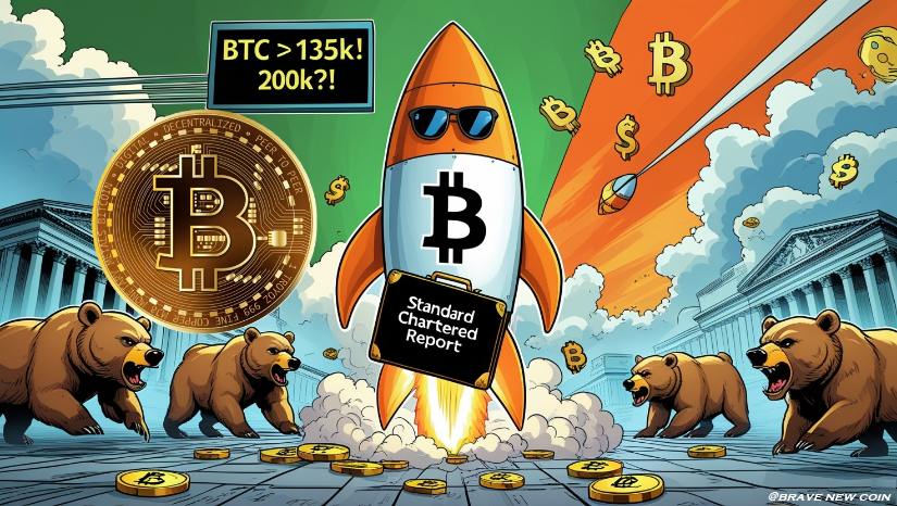 Bitcoin (BTC) Price Prediction: Standard Chartered Forecasts $135K in Q3 and $200K by Year-End
