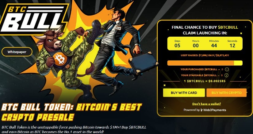 $BTCBULL presale page