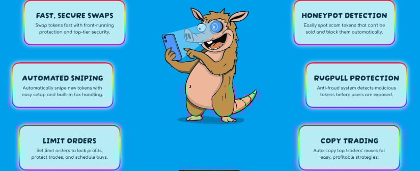 Snorter Bot features