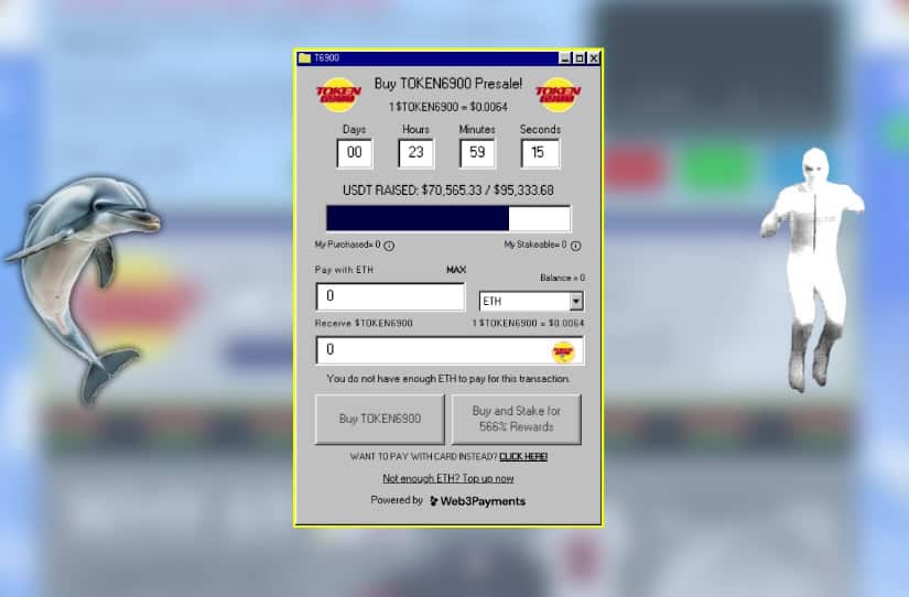 Input field for purchase