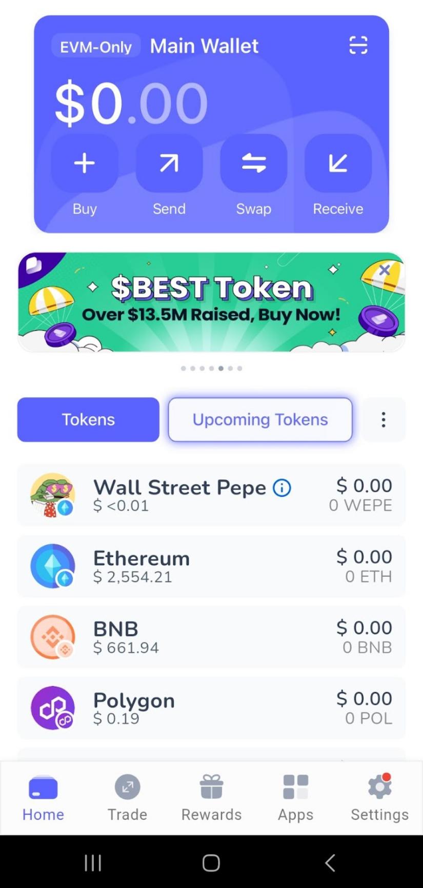 The Best Wallet app