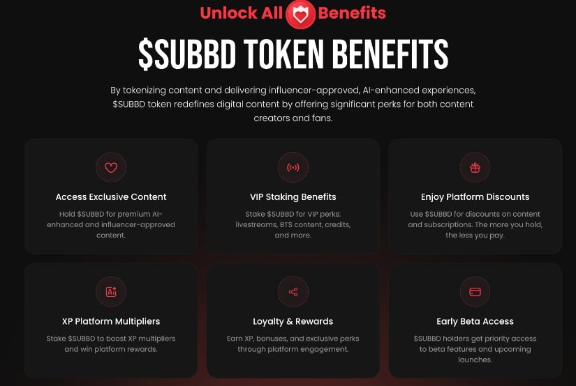 SUBBD benefits.