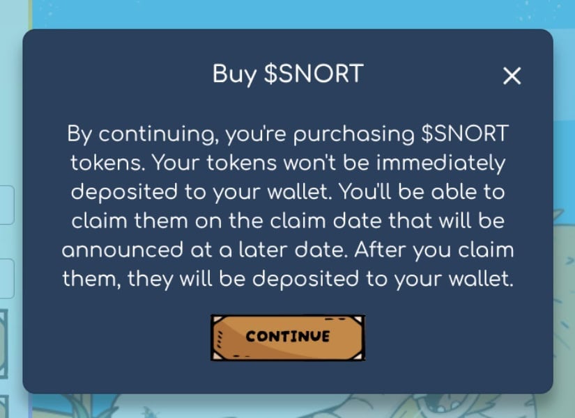 Token reminder.