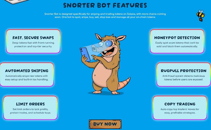 Snorter Bot features.