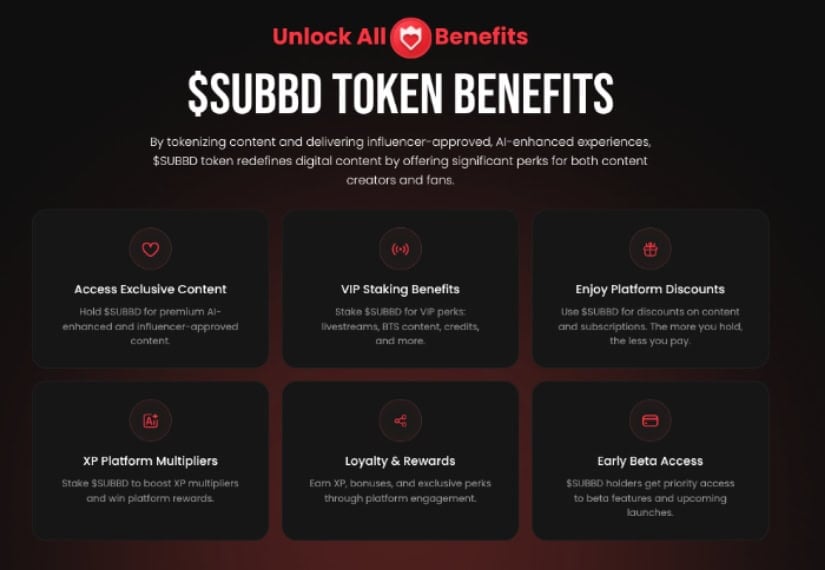 SUBBD benefits. 
