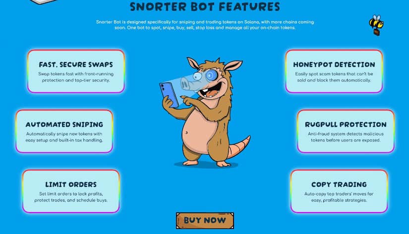 Snorter Bot features.