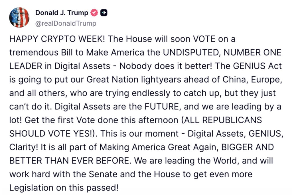 The defeat sent a shudder through digital asset markets, with Bitcoin (BTC) and Ethereum (ETH) dipping roughly 0.5% on the news before stabilizing.