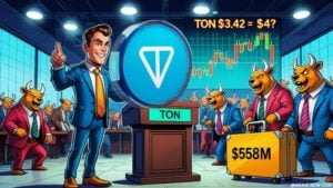 Toncoin (TON) Price Prediction: TON Eyes $4 Breakout as VERB’s $558M Toncoin Strategy Gains Momentum