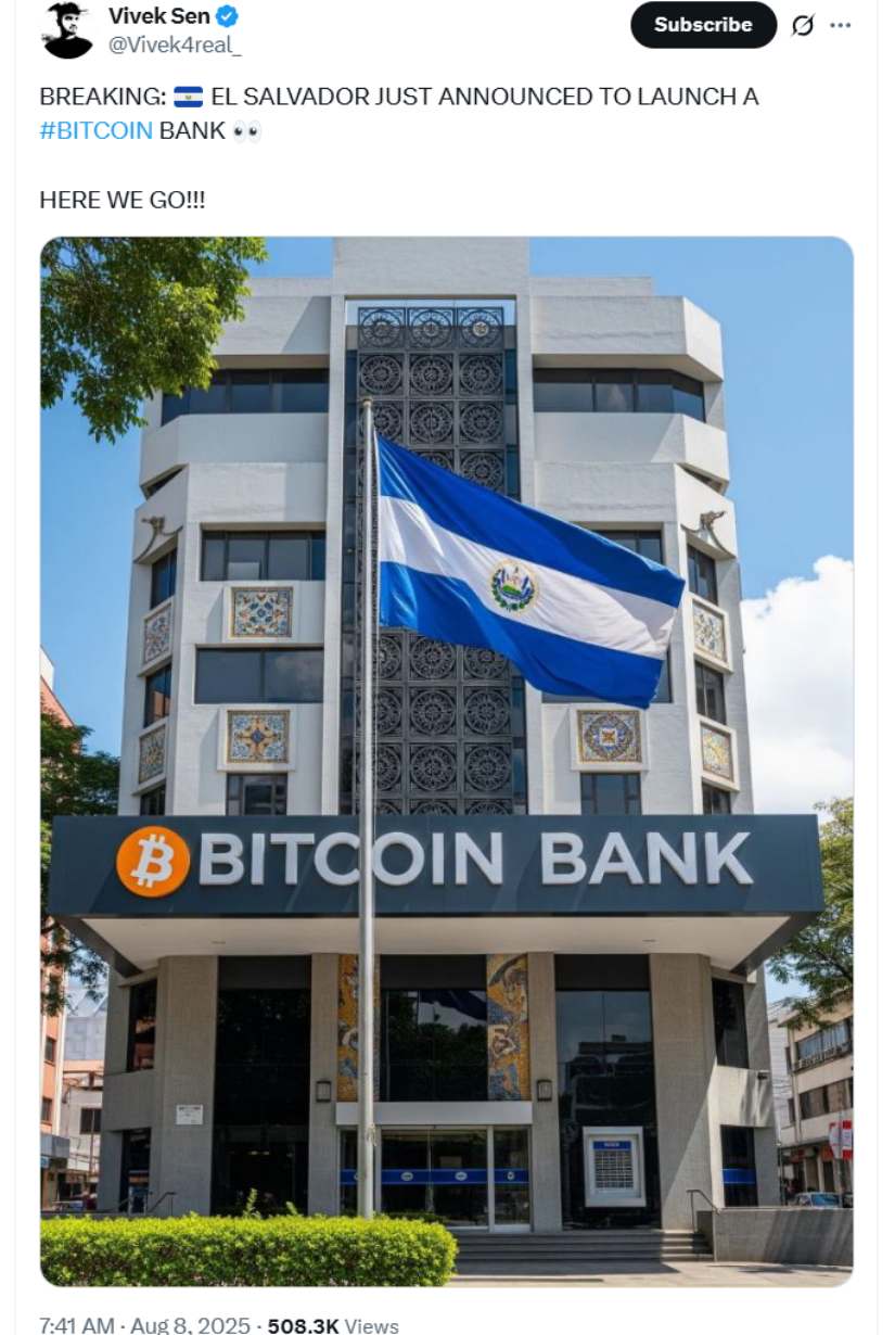 Trend and News Factor: El Salvador’s Bitcoin Banks Propel Market Confidence
