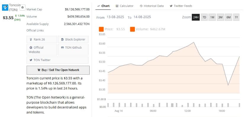 Looking Ahead: Toncoin Price Forecast 2025