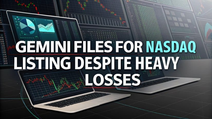 Gemini files for Nasdaq listing after .2 billion 2023 losses