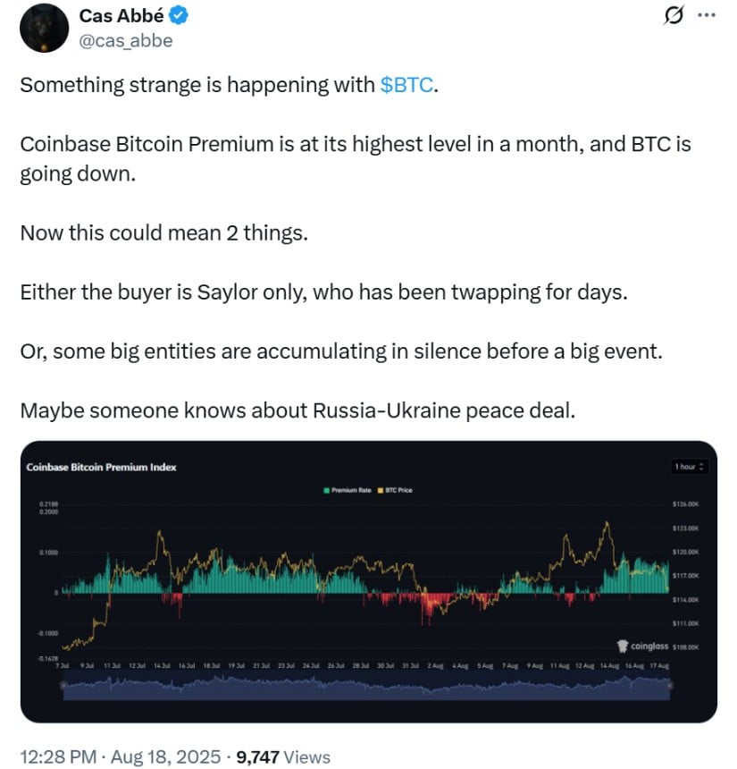 🟨CRYPTO ANALISI: "Bitcoin in Calo: Supporto a $115,000 e Attesa per Eventi Macro"