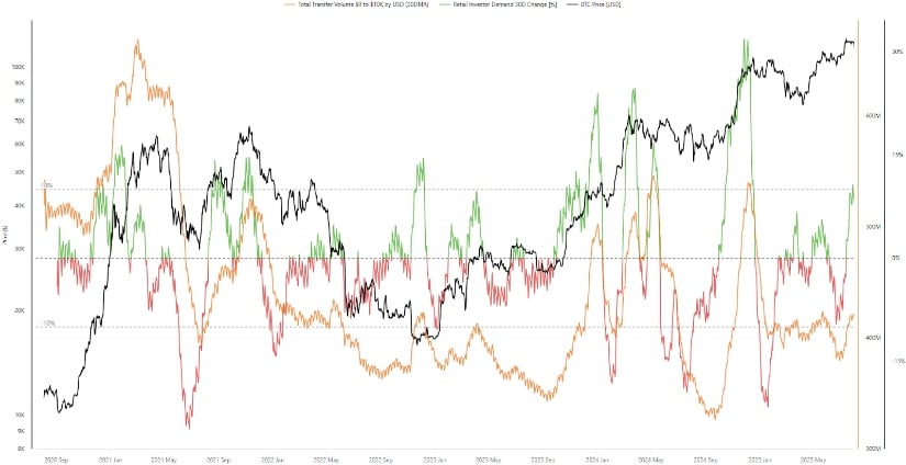 Whale Inflows, ETF Outflows, and Institutional Jitters