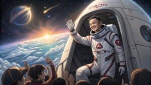 TRON Founder Justin Sun Returns From Historic Space Mission