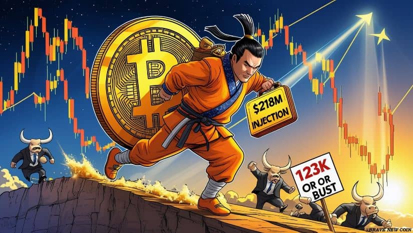 Bitcoin (BTC) Price Prediction: Bitcoin Eyes $123K Breakout After Satsuma‑Led Capital Injection
