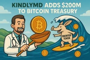 KindlyMD Secures an Extra $200M to Boost Bitcoin Treasury – Snorter Token Powers Everyday Traders
