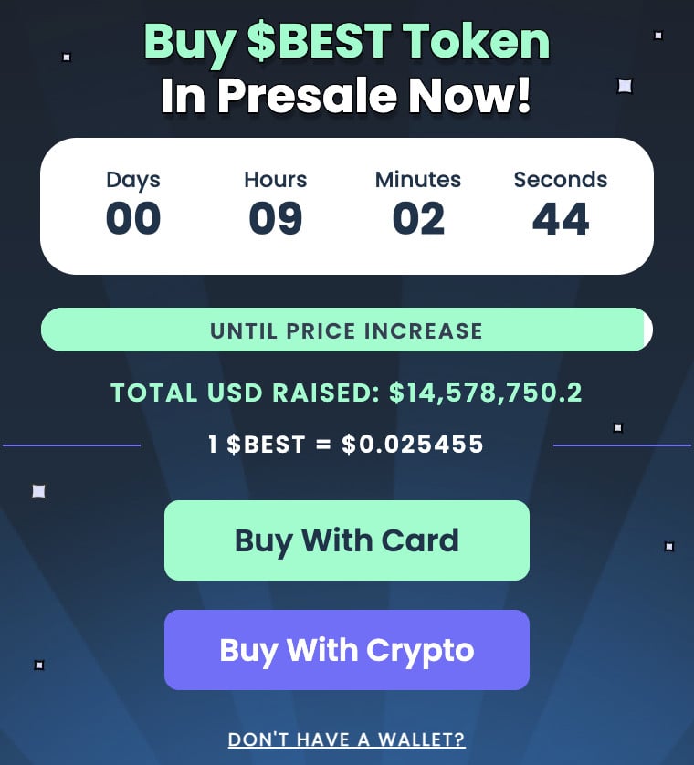 buy best wallet token in presale now. 