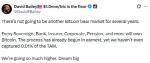 Trump Adviser David Bailey Says Bear Market is Years Away. 