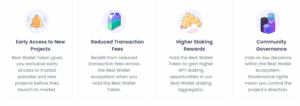 $BEST benefits on Best Wallet Token presale website