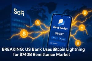 US Bank SoFi Integrates Bitcoin Lightning for $740B Remittance Market