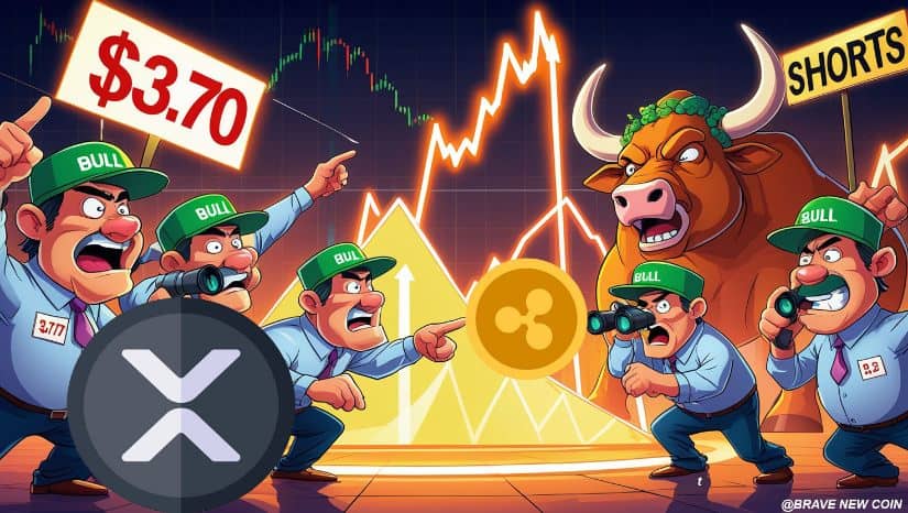 Bnc Sep 12-1297 XRP Price Prediction: Is a $3.70 Comeback on the Cards as XRP Tests Triangle Resistance?