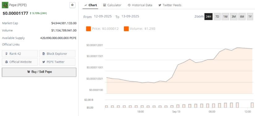 Pepe Price Prediction Outlook