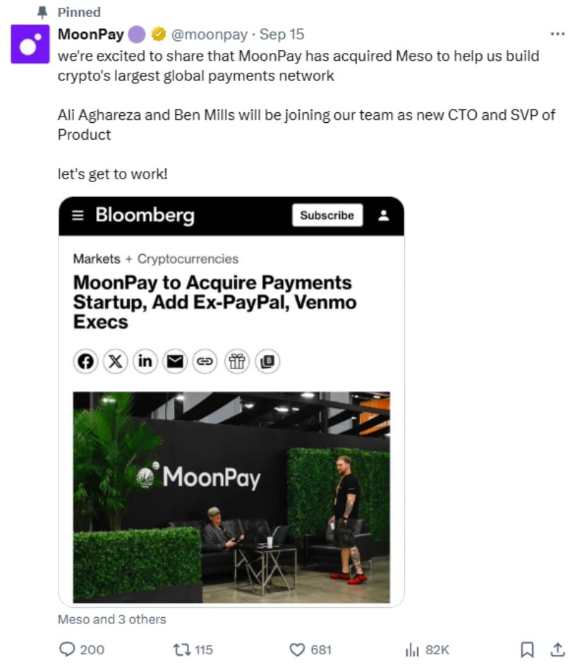 PayPal Veterans Join MoonPay Team