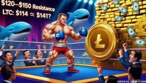 Litecoin (LTC) Price Prediction: Litecoin Battles $120 Resistance as Breakout Toward $141 Looms
