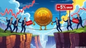 Bitcoin (BTC) Price Prediction: Analyst Warns Bitcoin Faces $12.5B Liquidation Risk If Price Drops 5%