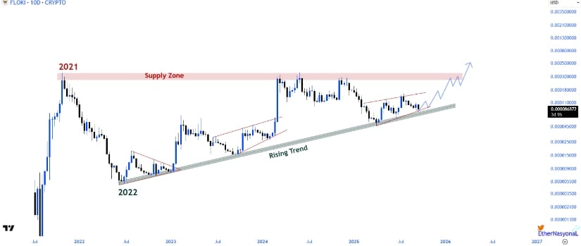 Long-Term Rising Trend Supports Accumulation