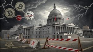 Government Shutdown Threatens Crypto Markets as Political Deadlock Intensifies