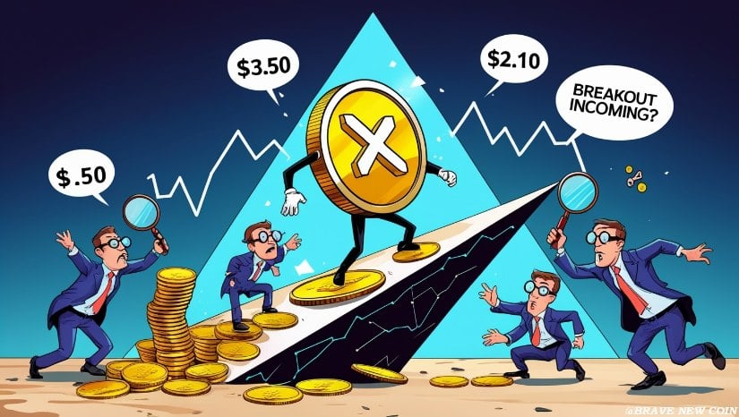 Analyst sees symmetrical triangle setup signaling 25% XRP price move