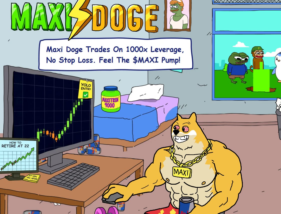 Maxi Doge’s official presale page