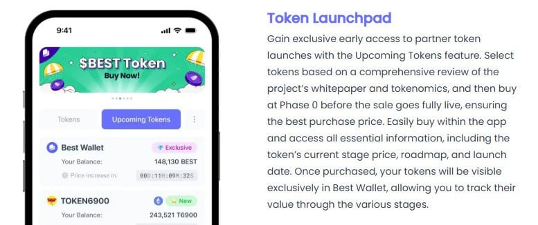 Best Wallet token launchpad.