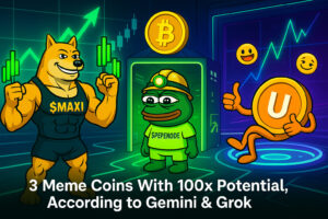 Gemini & Grok’s Top 3 Meme Coins With 100x Potential Upside