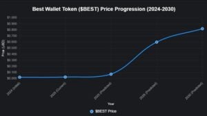A graph showing $BEST’s potential.
