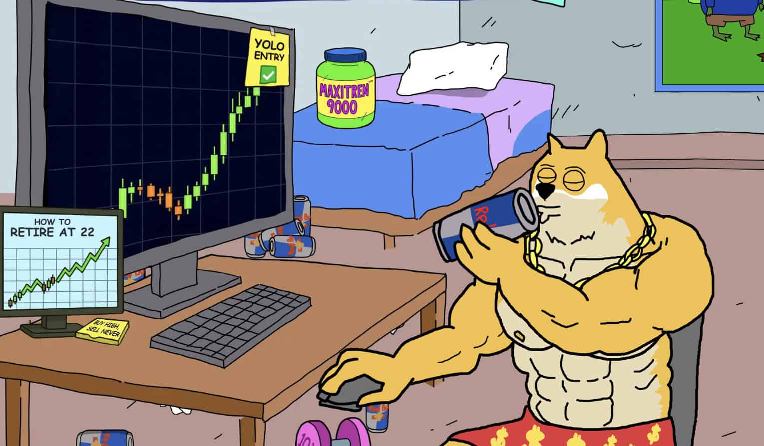 Maxi Doge is Doge’s high-leverage, gym-bro cousin 