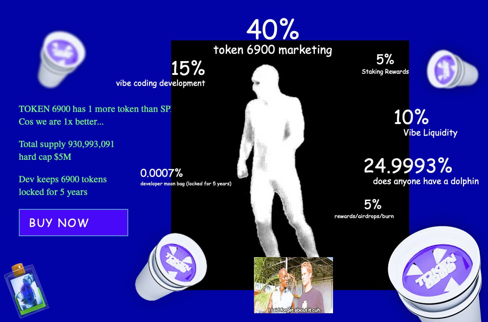 TOKEN6900 tokenomics