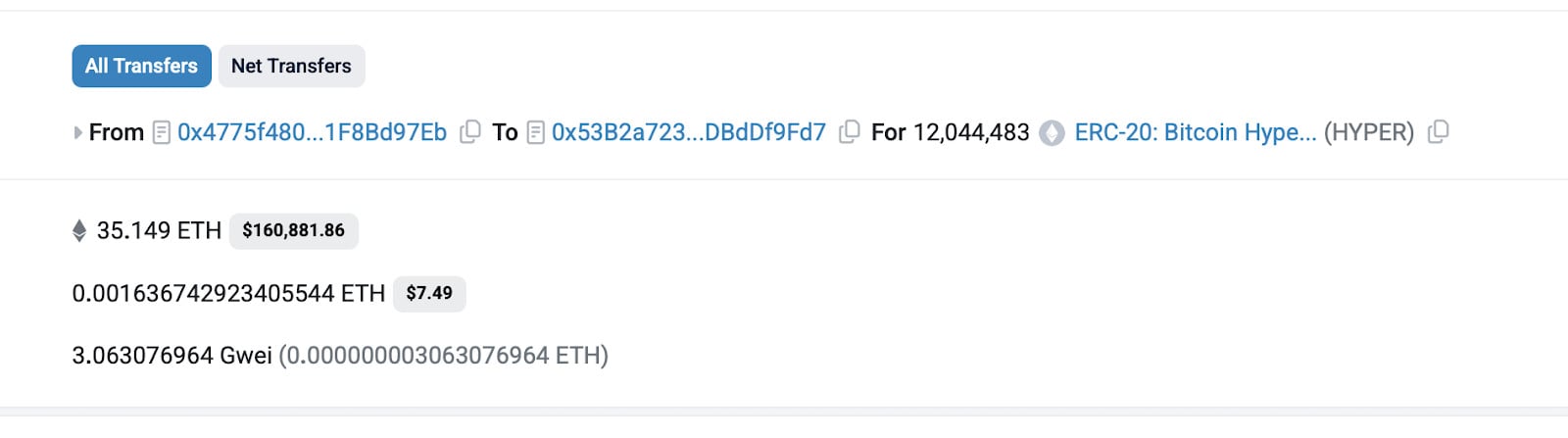 $HYPER whale purchases presale tokens worth $160.8K