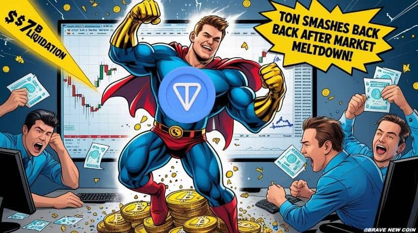Toncoin (TON) Price Prediction: TON Slides 21% Despite Brief Bounce After $7B Market Meltdown