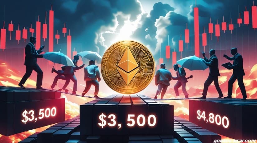 Bnc Oct 18-204 Ethereum (ETH) Price Prediction: Ethereum Holds Between $3,500 Support and $4,800 Resistance Ahead of Critical Breakout