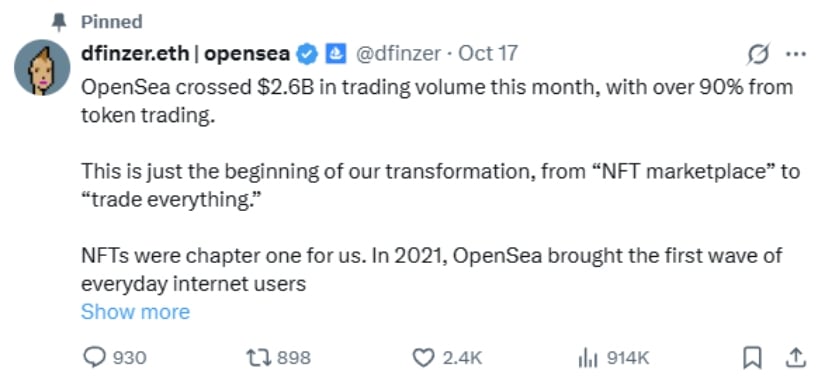 OpenSea's Financial Odyssey