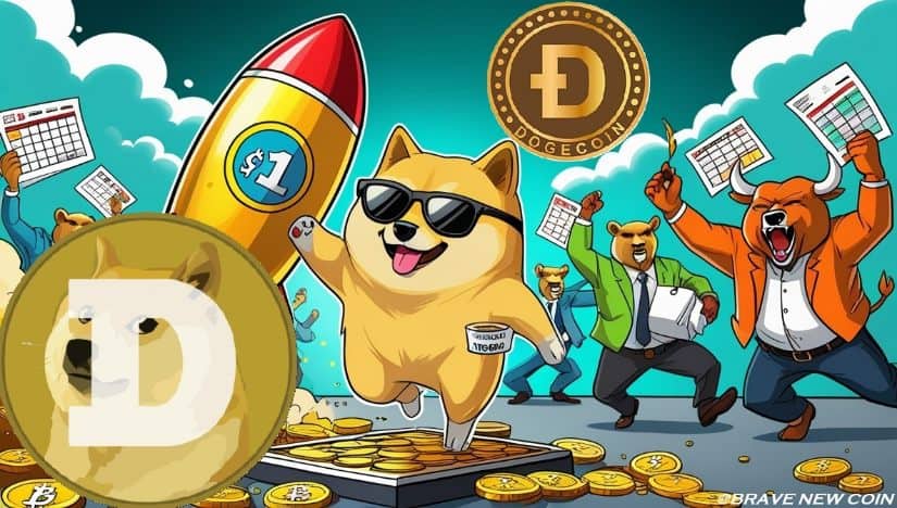 Dogecoin (DOGE) Price Prediction: Dogecoin Consolidates Around $0.19, Targeting 400% Rally to $1