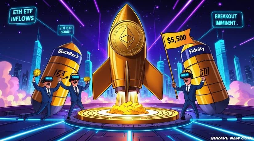 Bnc Oct 30-45 Ethereum (ETH) Price Prediction: Ethereum Eyes $5,500 Breakout as ETF Inflows Boost Bullish Momentum