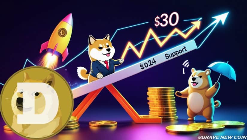 Dogecoin (DOGE) Price Prediction: Dogecoin Forms Cup and Handle Pattern, Targets $0.30