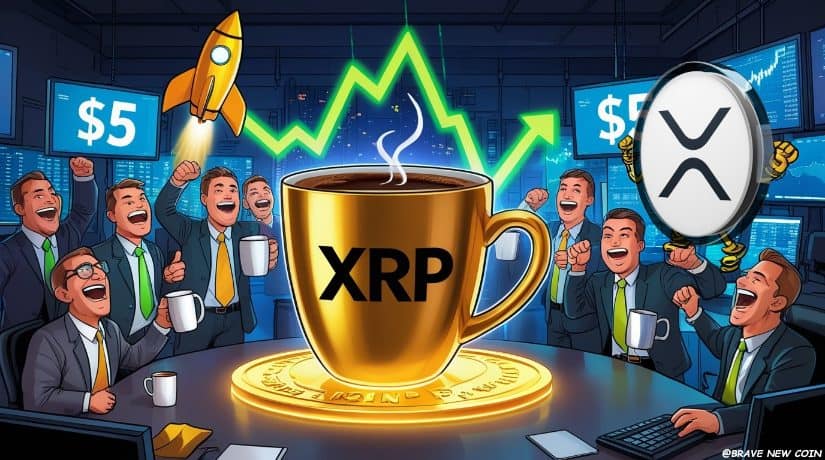 XRP Price Prediction: XRP Eyes $5 Rally as Cup and Handle Formation Strengthens Bullish Outlook