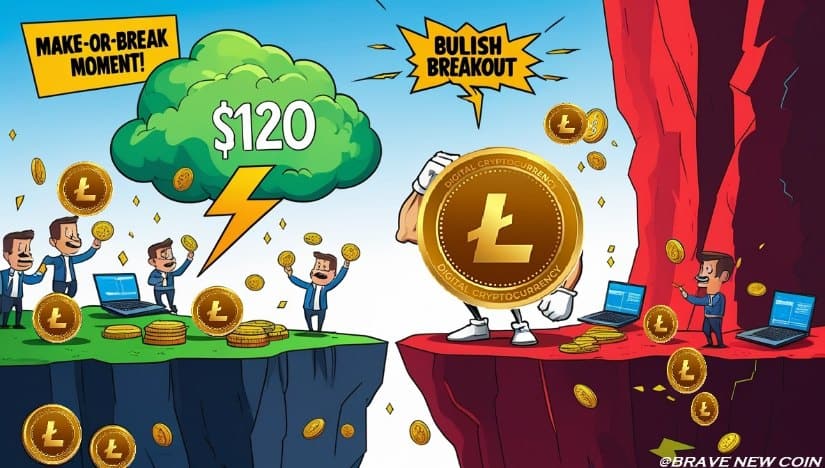 Bnc Oct 8-59 Litecoin (LTC) Price Prediction: Litecoin at a Make-or-Break Point as $120 Resistance Challenges Bulls Amid Downside Risks