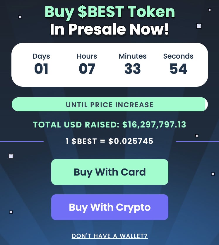 Buy Best Wallet Token in Presale