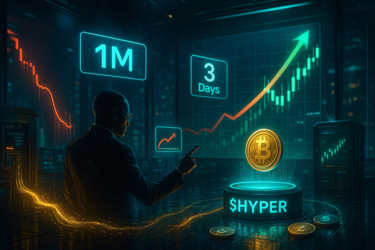 聰明資金在 3 天內以 100 萬美元買入 Bitcoin Hyper 的下跌